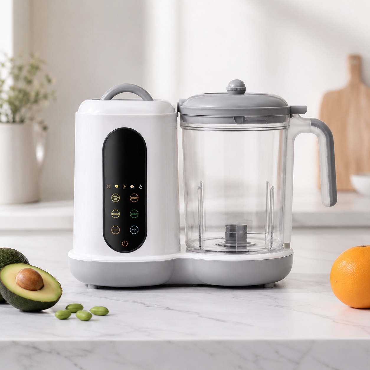 Baby Baby Food Machine Cross-border Fully Automatic Food Processor Steaming and Cooking Timer Integrated Multifunctional Blender for Baby Food